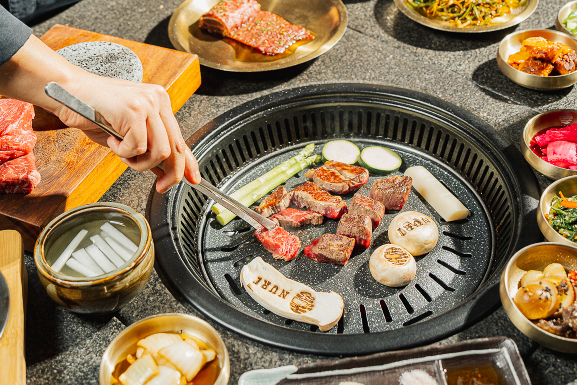 bbq business lunch